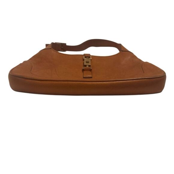 Gucci Tan Leather Jackie piston lock Shoulder Bag - Picture 6 of 14
